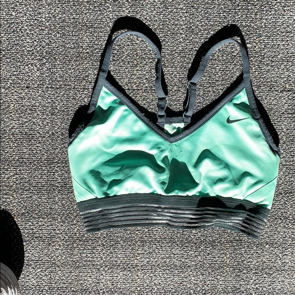 Nike Other - Nike sports bra! Mint green and grey!